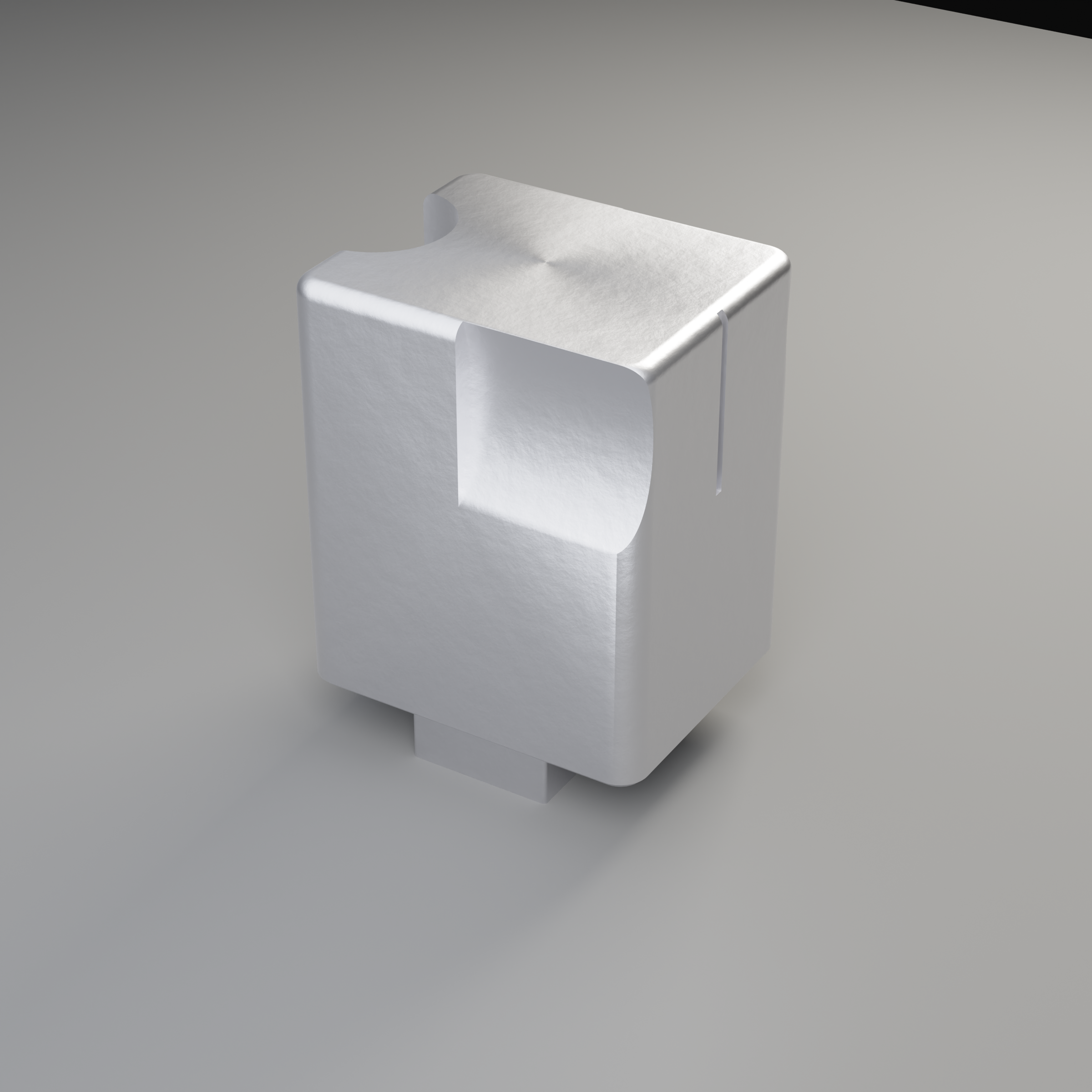 Precision Stop Block — CNC aluminum, AI-designed grip profile